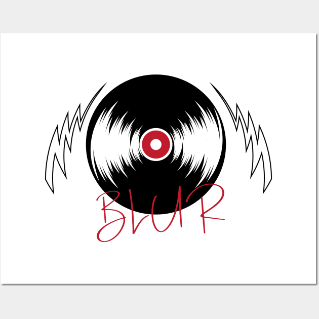 Blur | vinyl records Wall Art by Animals Project
